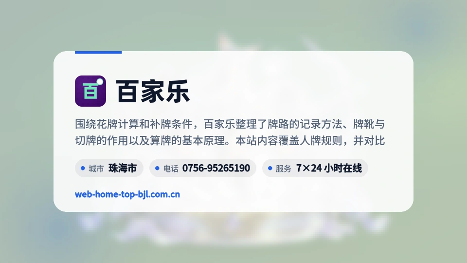 关于百家乐